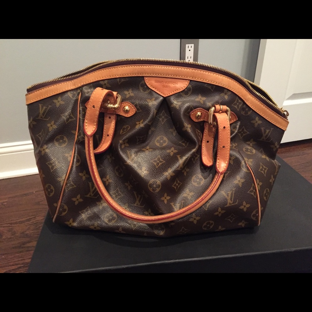 Louis Vuitton Tivoli Brown Monogram Satchel
